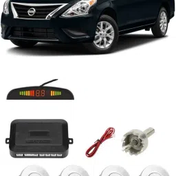 AB456 Silver Car Reverse Parking Sensor with LED Display 4 Sensor A456 Parking Sensor-48