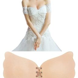 Silicone Adhesive Stick on Strapless Backless Bra 033 Nursing Breast Pad-image-90