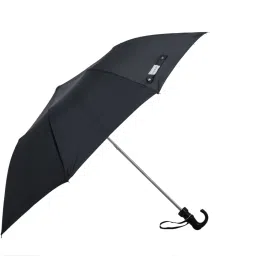 KC Paul & Sons Raj 2 Fold Black Umbrella-image-0