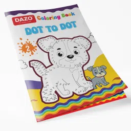 Coloring Book | Dot To Dot | A4 Size, Thick Paper | Kids Age 3 to 5 years Sketch Pad-image-77