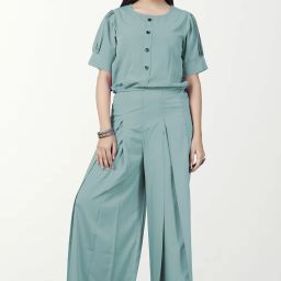 Top Palazzos Co-ords Set-image-102