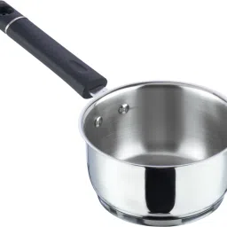 Capsule Bottom Stainless Steel Saucepan Without Lid Silver Sauce Pan 16 cm diameter 1.5 L capacity-picture-16