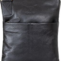Black Men & Women Sling Bag PL-3147 Brown Sling Bag Handmade from 100% Top Grain Leather-image-13