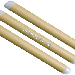 Non-Corrugated Cardboard 24 Inch / 61 CM Poster Mailing Tubes With Caps, 2 inch Diameter Packaging Box-picture-3