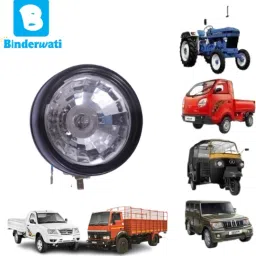 binderwati Halogen Fog Lamp Unit for Bajaj, Tata, Universal For Car, Mahindra Q7 image 2