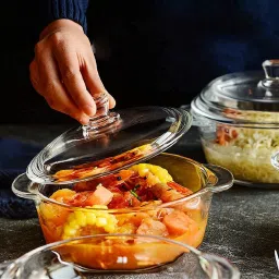 Round Casserole, 1100 ml Cook and Serve Casserole-2