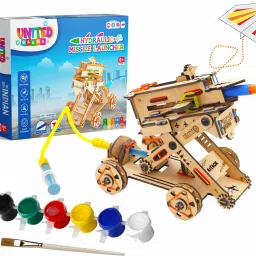 2 in 1 Missile & Plane Launcher STEM Wooden, Kids Gifts For 8 To 14 Year-8