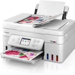 Canon MegaTank G4780 Multi-function WiFi Color Ink Tank Printer (Borderless Printing) for Print/Copy/Scan with Up to 7600 pages of Black or 8100 pages of color ink in the box, 2.7 inch TouchScreen LCD Panel, Auto 2-Sided Print & 35-Sheets ADF image 2
