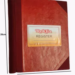 rekha binders Accounts Letter Size Register Book No8 (440pgs) 1-Part Account Book image 4