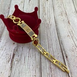 Bracelet FST02 Gold Finish RakhiSet-image-70