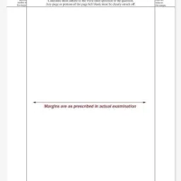 bungbee UPSC Mains Answer Writing Copy Booklet- Design 4, 210 Pages/ 105 Sheets per Book A4 Notebook Unruled 630 Pages image 2