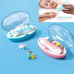 Baby Nail File Grinder Set Safe Nail Trimmer Kit for Kids Baby Manicure RSFBN04-image-28