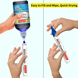 soni officemate WHITE BOARD MARKER REFILL INK 500ML, PACK OF 1 500 ml Marker Refill image 4