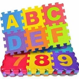 Alphanumeric Non-Toxic EVA MAT Puzzle for Kids Interlocking Learning Alphabet and Number Mat|Early Learning Pack of 36 PCS (36 Pieces)-23