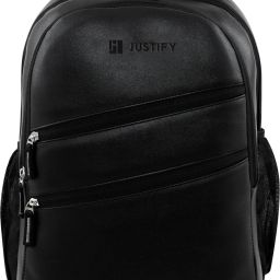 Medium 28 L Laptop Backpack VINTAGE Classic Faux Leather Travel Backpack College Backpack for Men and Women-image-32
