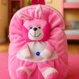 Small 5 L Backpack Plush Bunny Kids Backpack – Soft Toy School Bag for Toddlers-image-8