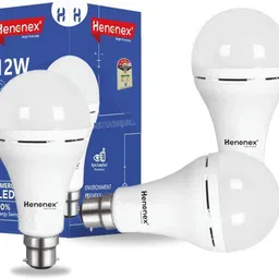 henonex 12W LED Bulb with Fast Charging|Pck of 3 4 hrs Bulb Emergency Light-picture-40