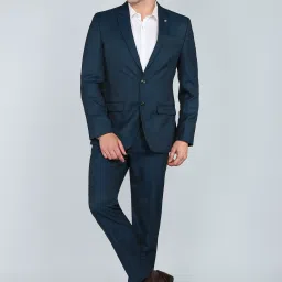 Men SB2 BASIC NOTCH LAPEL-REGULAR FIT Self Design Suit-image-71