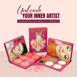 colors queen Elegant All in 1 Long Lasting & Highly Pigmented Makeup Book Palette image 4