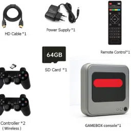 Clubics 4K HD Gamebox G7 Player Support WiFi Android TV Console Retro Video Game 64 GB 64 GB with , Super Mario, Crash, GTA, Zelda, Sonic, Donkey Kong, Street Fighter-picture-14