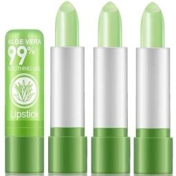 Long Lasting Moisturizer Color Changing AloeVera Lipstick Pack of 4-image-40