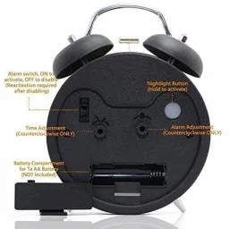 shreeshayamtrader Analog Black Clock image 3