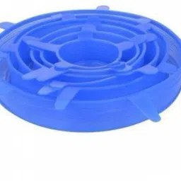 Reusable Silicone Stretch Lids, Durable Food Storage Covers for Bowls, Fit Different Sizes & Shapes of Container, Dishwasher & Freezer Safe (Pack of 6) 2.6 inch, 3.7 inch, 4.5 inch, 5.7 inch, 6.5 inch, 8.3 inch Lid Set-picture-1