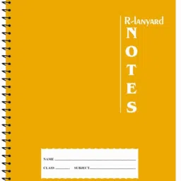 rlanyard Spiral A4 Notebook unruled\plain,( Pack of 2)Notebook for students, 400 Pages image 5