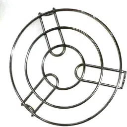 098 Kitchen Cooking Pot Steaming Tray Stand Stainless Steel Round Trivet-image-85