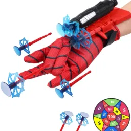 Web Shooters Toys Spider man Real Hand Gloves,Hero Launcher Wrist Toys Sets-5