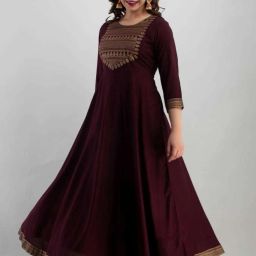 Women Printed Viscose Rayon Flared Kurta-picture-21