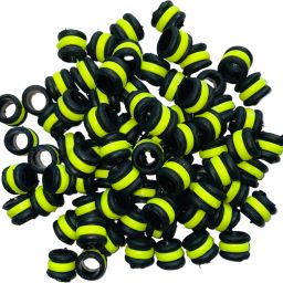 Black & King New Design Rubber 30 pcs Pigeon Foot Ring Bird Shoulder Guard-image-28
