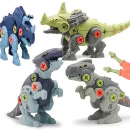 DIY Building Dinosaur Toys for Kids Take Apart Stem Dinosaur Educational Kit-image-42