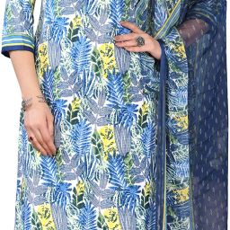 Unstitched Crepe Salwar Suit Material Printed, Self Design-image-29