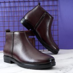 Chelsea Open Boot for Men (Brown) Boots For Men-picture-19