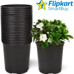 (Pack of 15) Heavy Duty Black Nursery plant pots flower pots vases Planters Plant Container Set-image-47
