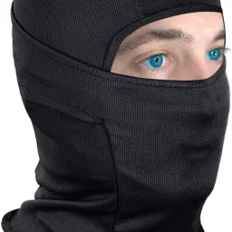 Black Bike Face Mask for Men & Women-image-84