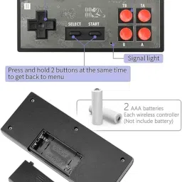 COUNTACH 8 BIT multiple GAMES Wireles GAME STICK CONSOLE Gaming Box Extreme Mini 342 Game 64 GB with SUPER MARIO:new contra:street-fighter:sky-force:MARIO BROS:CONTRA :micky mouse image 3