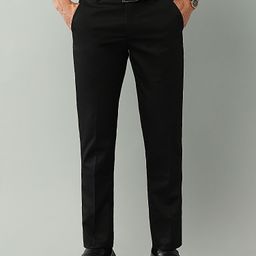 arrow Men Regular Fit Black Polyester Trousers-picture-4