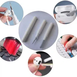 Jannick 5-in-1 Keyboard Cleaner Computer Mobile laptop Earphone Cleaning Kit Brush Tool for Computers, Laptops, Mobiles image 4