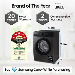 samsung 12 kg Fully Automatic Front Load with In-built Heater Black, Blue image 4
