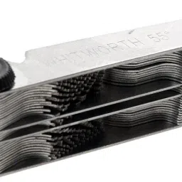 30087 Thread Pitch Gauge Hardened Steel Metric-60 Degree and Whitworth-55 Degree Snap Gauge-picture-14