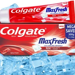MaxFresh Toothpaste, Red Gel Paste with Menthol - Spicy Fresh (Combo Pack) Toothpaste-22