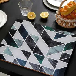 the home co. New Mosaic Multicolor (12 X 18 ) MDF Wood 1Pc Table Placemats-picture-28
