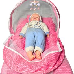 Cotton Infants Washable Baby Mosquito Polka Dot Net Mosquito Net-24