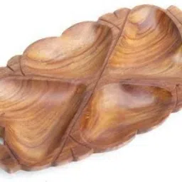 Wooden Sheesham Dry fruit serving Tray ( 4 Compartments ) Tray-picture-1