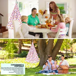 vparents Preemie Baby Swing Cradle with Mosquito Net Spring and metal window cradle hanger image 5