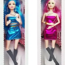 Beautiful Dazzling Doll Combo with Moveable Arms, Legs, Elbow & Knee for Girl|31-image-89
