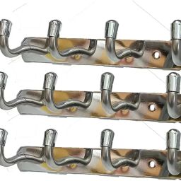 GG 4 pin stainless steels extra heavy door hooks hanger/key holder (set of 3) Door Hanger-image-77