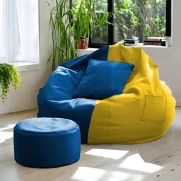 karuto 4XL Tear Drop Bean Bag Cover(Without Beans) image 2